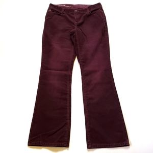 Eddie Bauer Curvy Boot Cut Cords Size 6